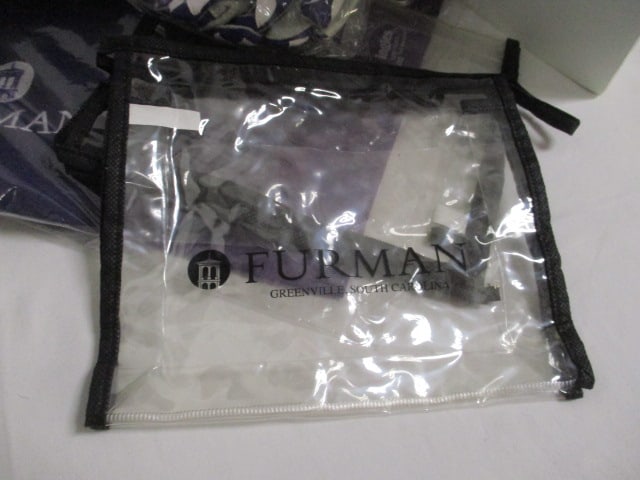 Furman Memorabilia-Towel, Plate, Golf Glove, Luggage Tags, etc. - 7