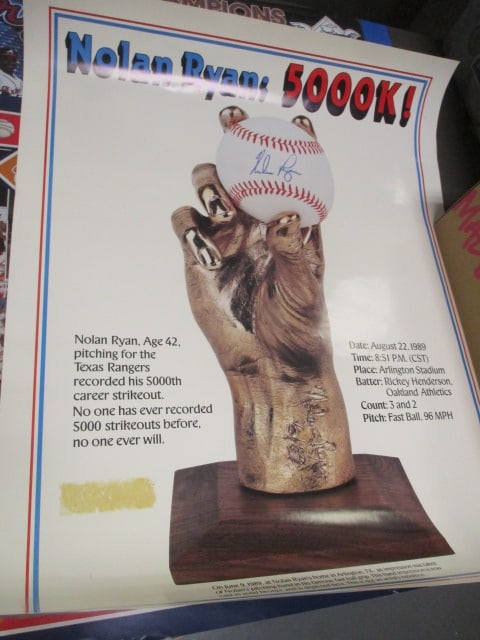 Atlanta Braves (Lot of 2) Posters & Nolan Ryan Poster - 2