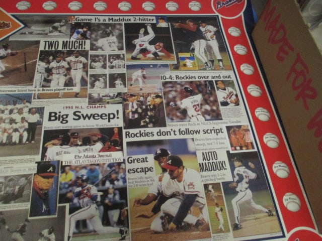 Atlanta Braves (Lot of 2) Posters & Nolan Ryan Poster - 9