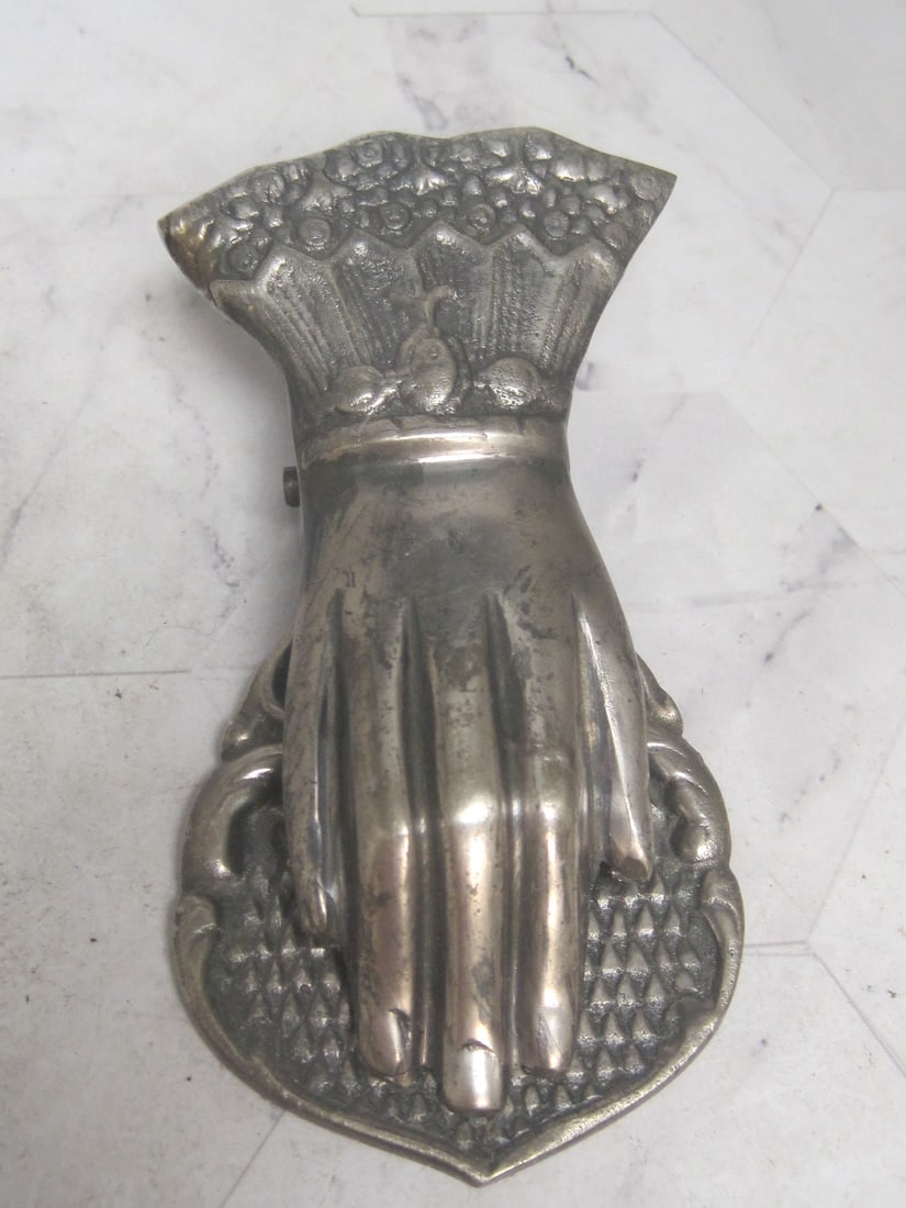 Antique Figural Hand Note or Receipt Holder - 3