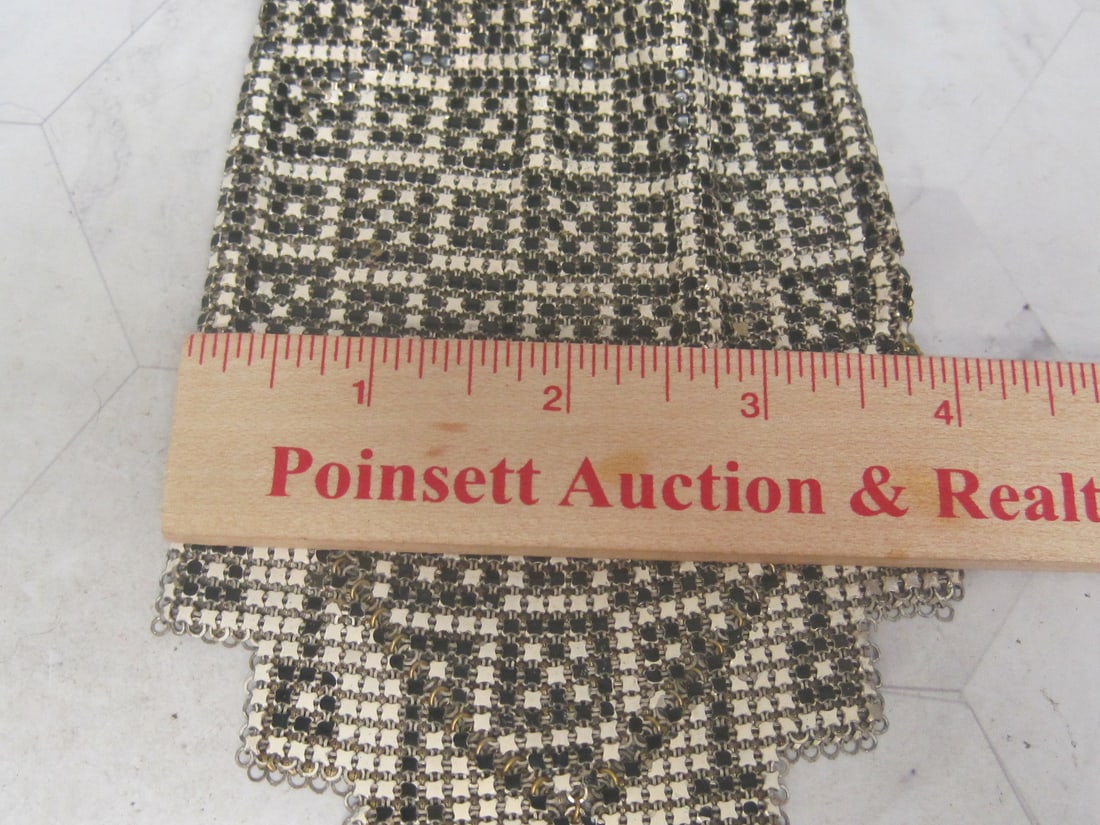 Whiting & Davis Evening Bag wih Compact Compartments - 12