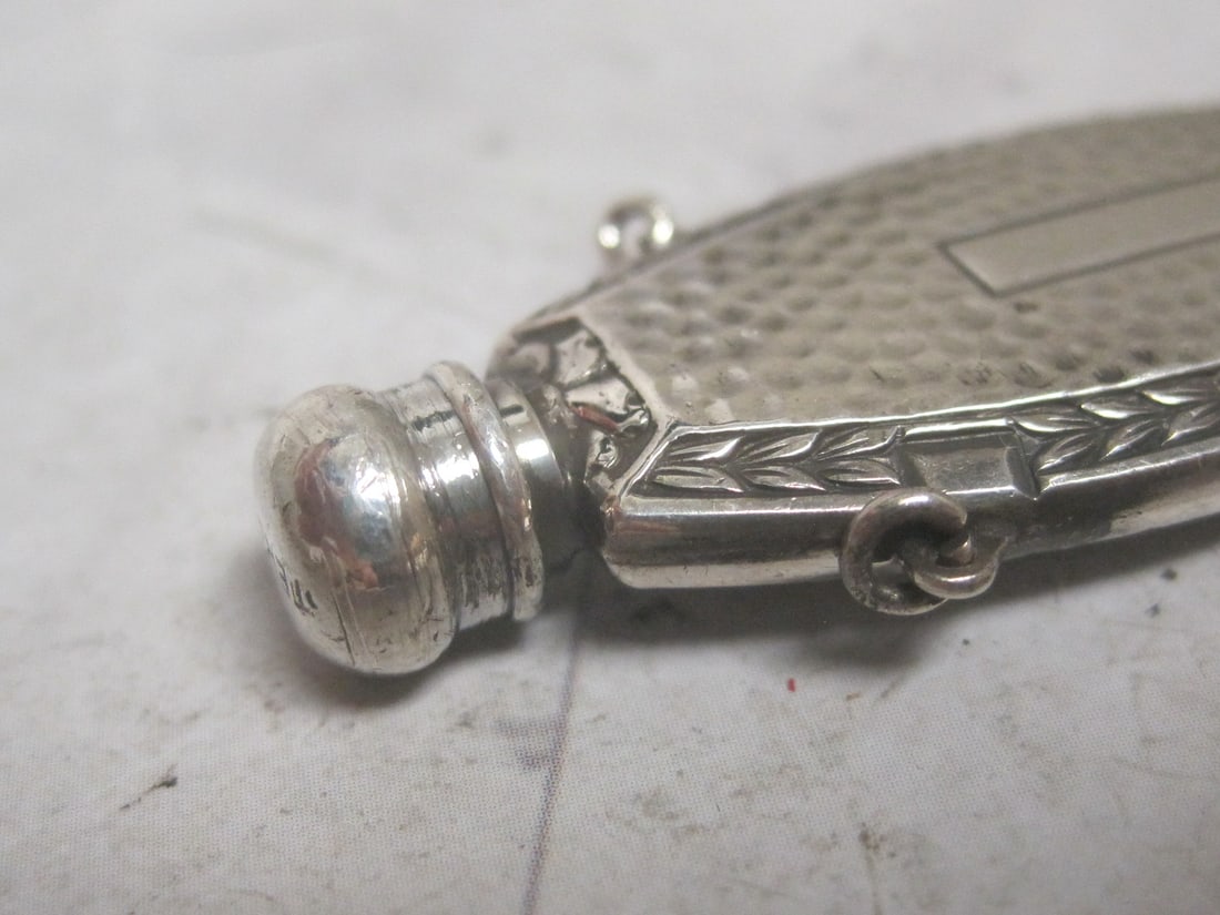 Sterling Silver Miniature Perfume Flask - 3