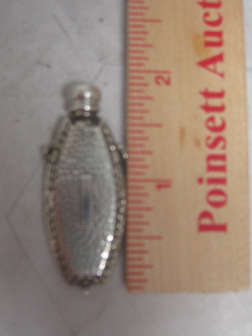 Sterling Silver Miniature Perfume Flask - 5
