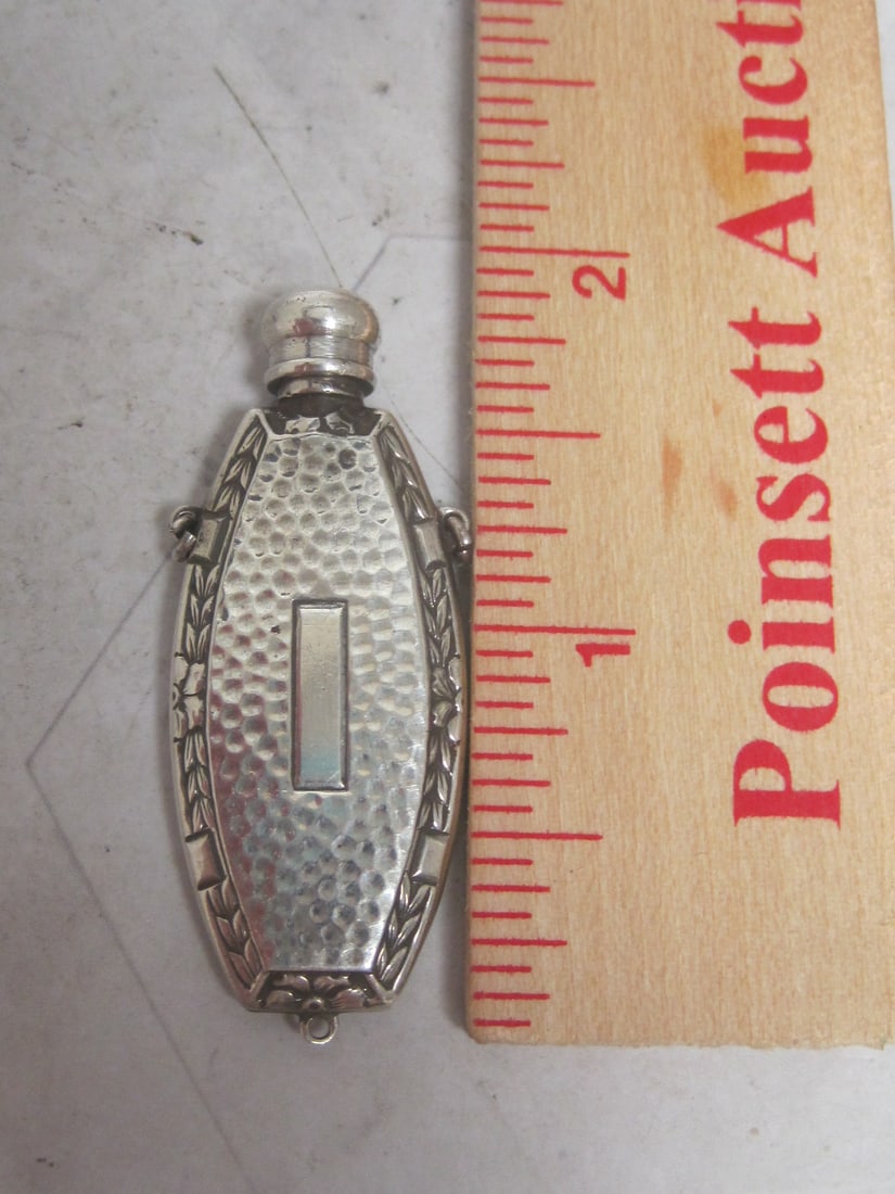 Sterling Silver Miniature Perfume Flask - 6