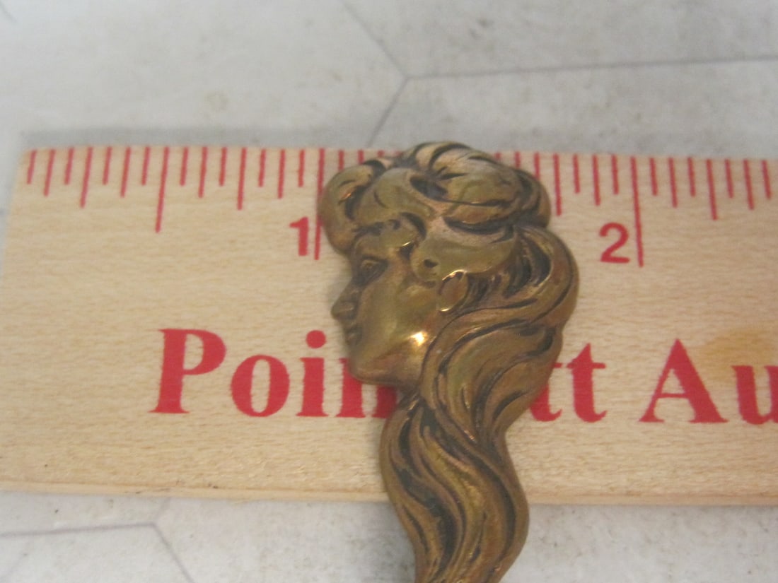 Art Nouveau Figural Hat Pin - 6