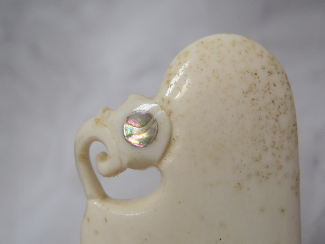 Carved Tribal Style Hair Piece - 3