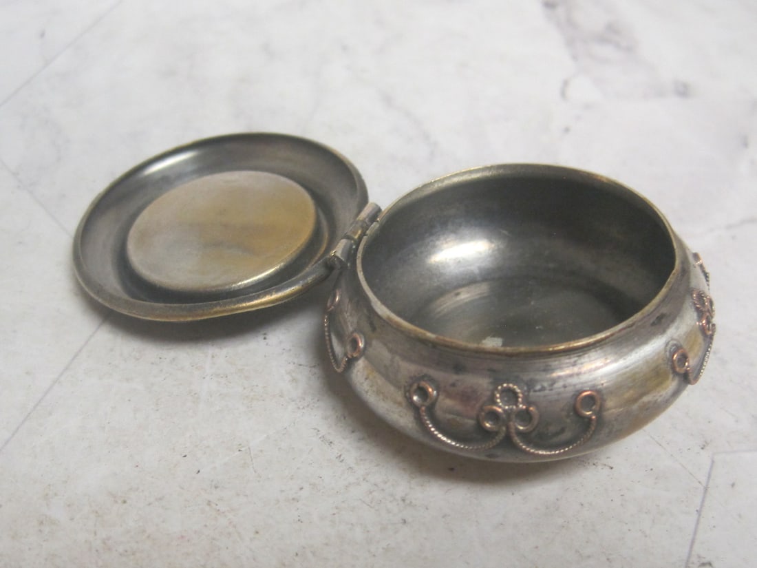 Victorian Pietra Dura Inlaid Trinket Box - 4