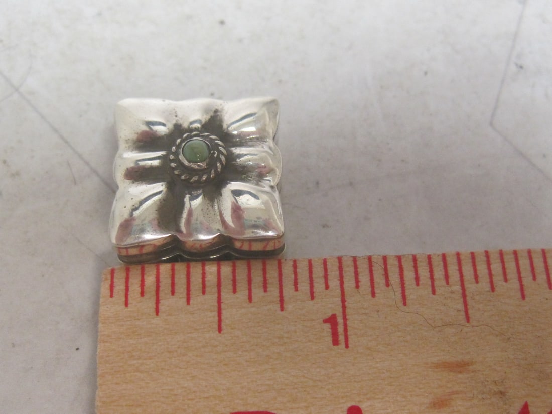 Miniature Sterling Silver Pill Box - 6