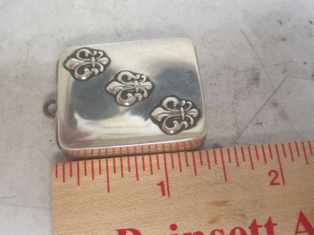 Sterling Silver Pill Box - 7