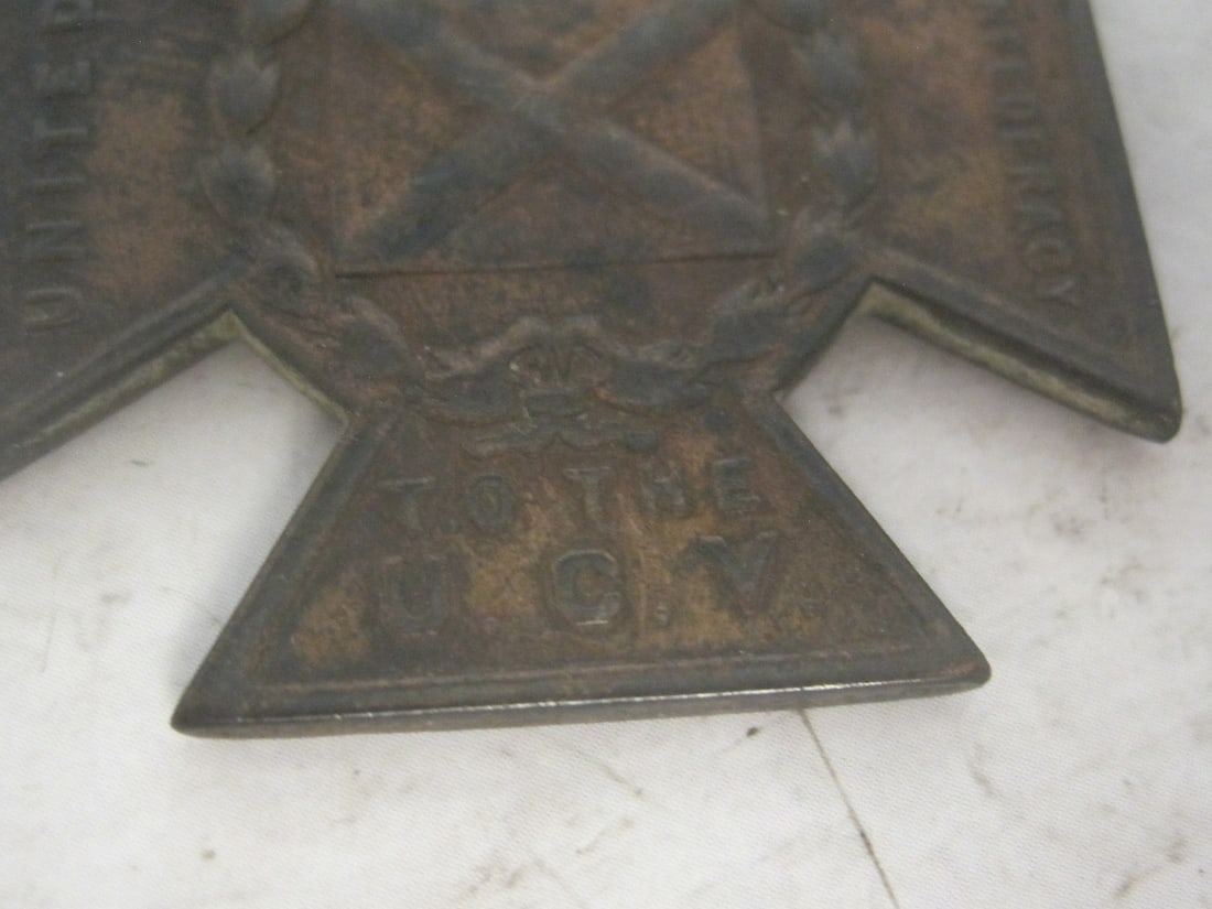 Scarce Civil War UCV Southern Cross of Honor - 5