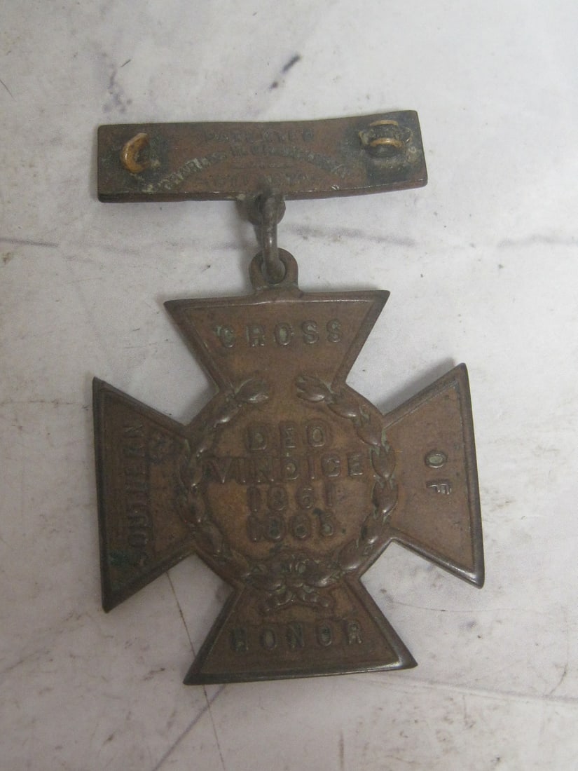 Scarce Civil War UCV Southern Cross of Honor - 6