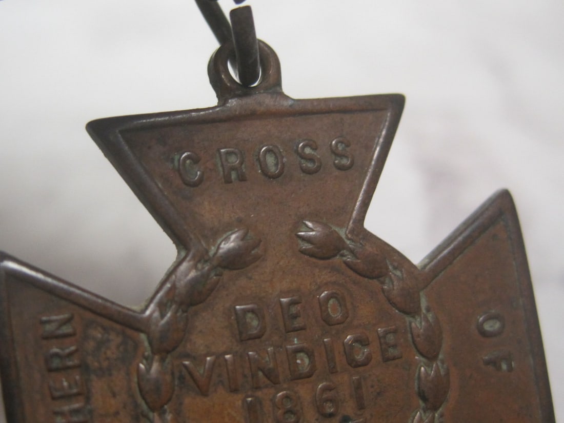 Scarce Civil War UCV Southern Cross of Honor - 7