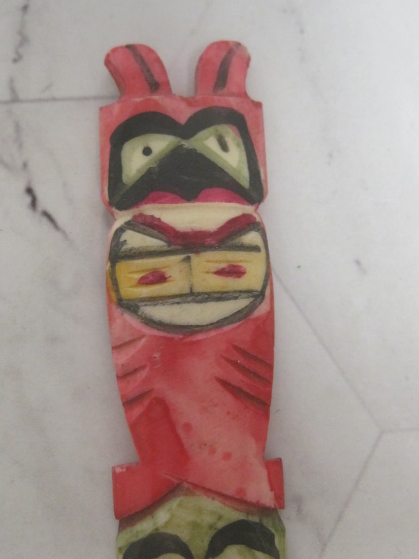 Alaska Carved Totem Pole Letter Opener - 2