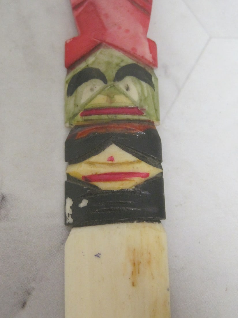 Alaska Carved Totem Pole Letter Opener - 3