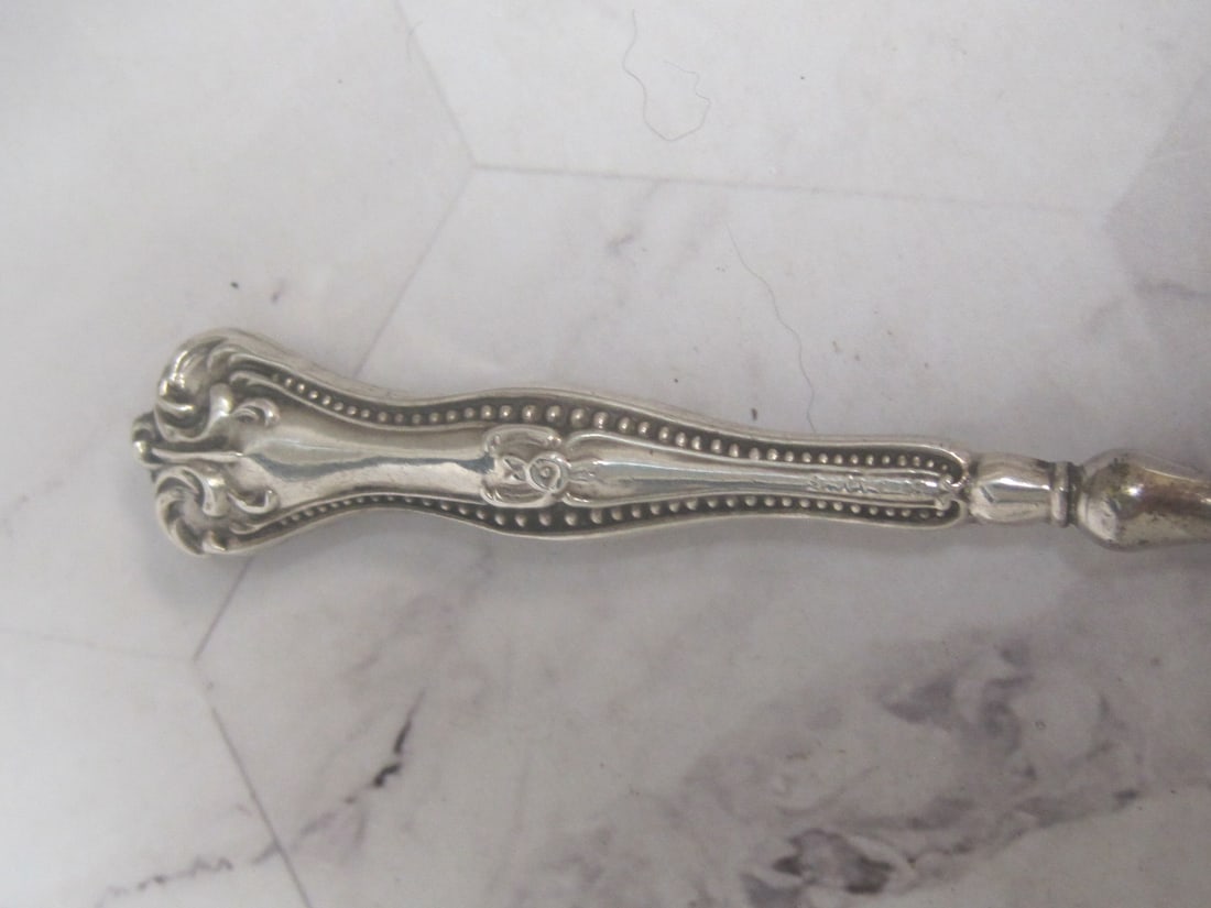 Antique Sterling Silver Handled Letter Opener - 2