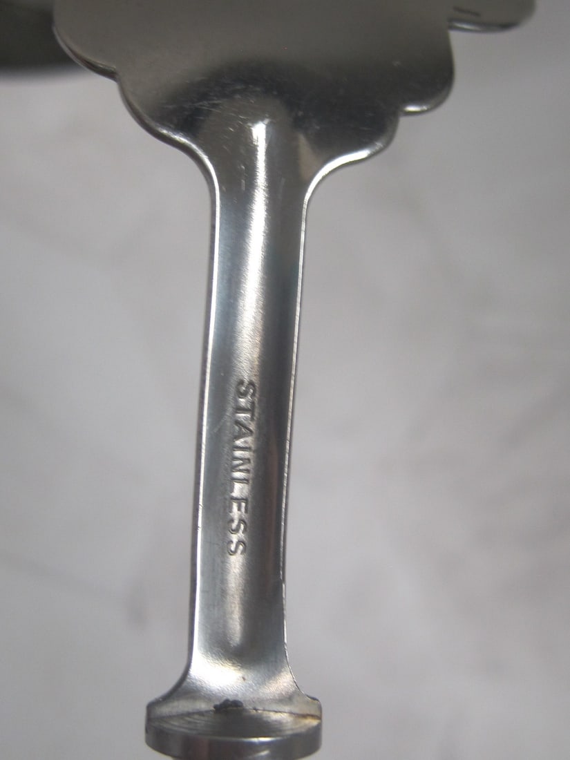 Vintage Sterling Silver Handled Sardine Serving Fork - 5