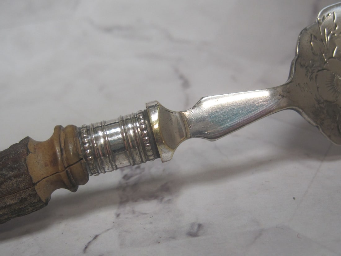 English Victorian Sardine Fork - 3