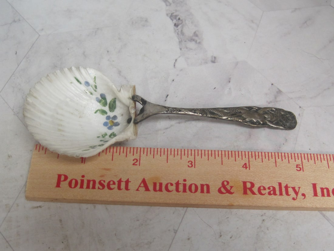 Unusual Art Nouveau Victorian Serving Spoon - 7