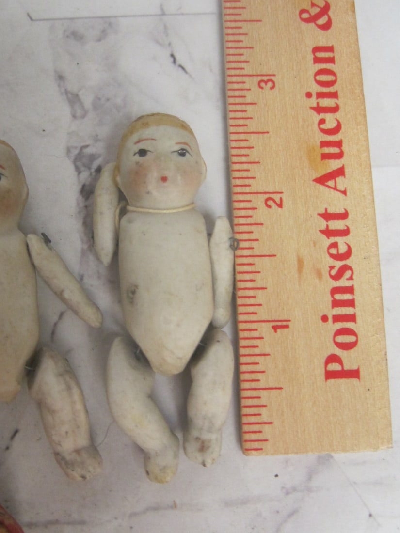 Lot of 6 Vintage & Antique Miniature Dolls - 5