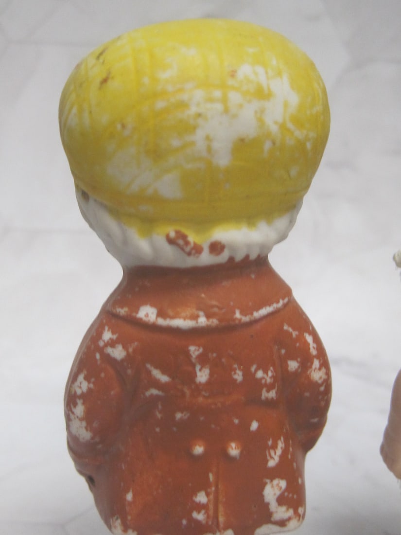 Lot of 2 Vintage Bisque Dolls - 10