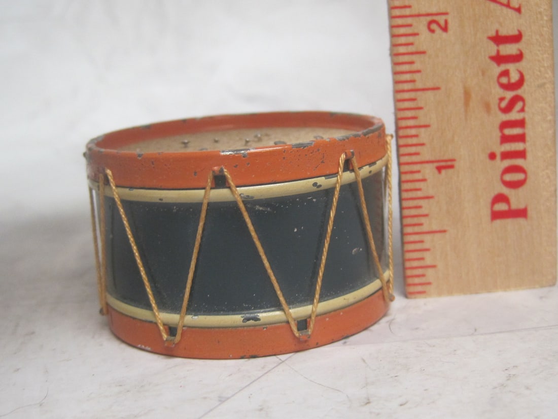 Sewing Collectible Vintage Figural Drum Pin Cushion - 5