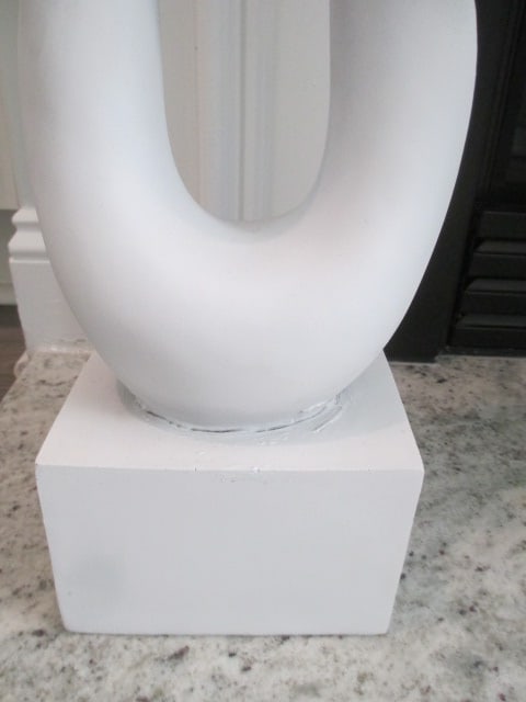 White Carved Contemporary Modern Sculpture - 2