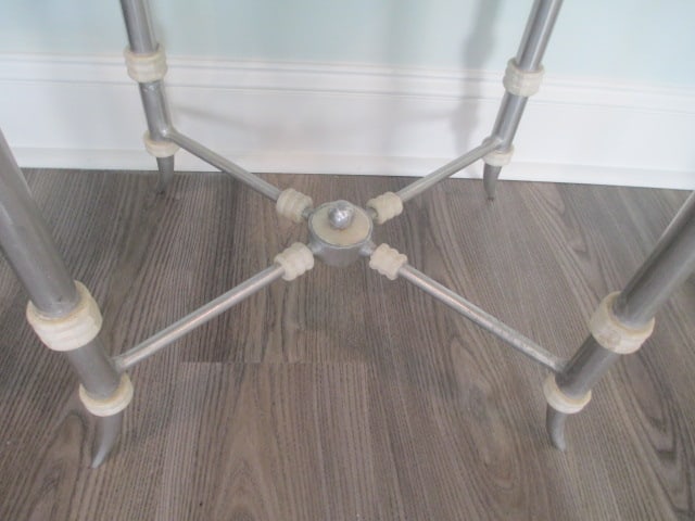 Neoclassical Style Stone Veneer Side Table - 3