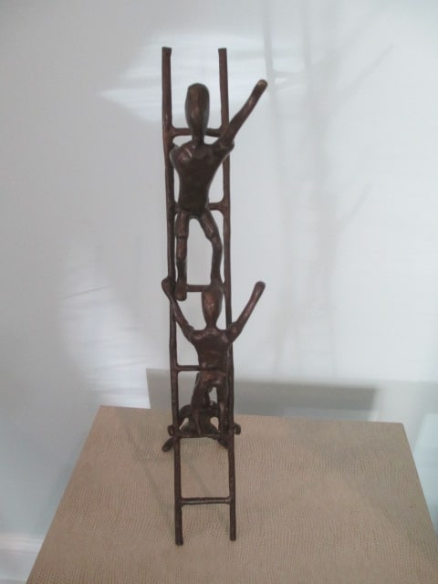 Danya B Children on a Ladder Contemporary Sculpture - 2