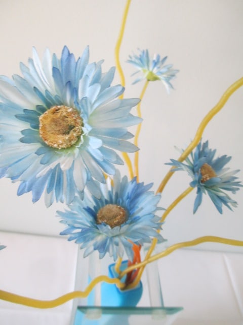 Beveled Glass Contemporary Art Glass Vase - 5