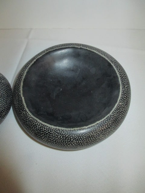 Kenyan Carved Stone Mortise and Pestel - 3