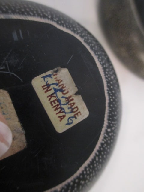 Kenyan Carved Stone Mortise and Pestel - 4