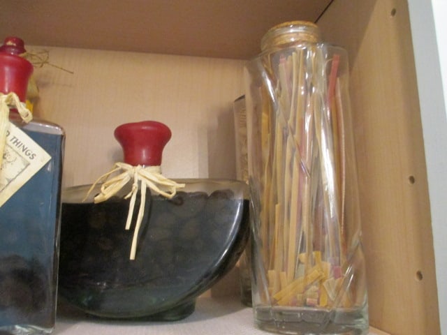 Large Collection of Decorative Pickled Vegetable and Herb Bottles - 5