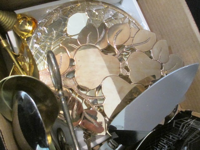 Stainless and Silverplated Serving Pieces and Trivets - 8