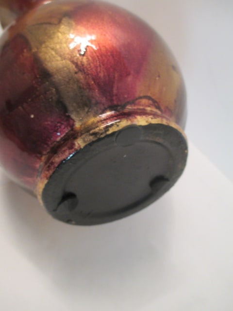 Metallic Multi-Color Gourd Vase - 3