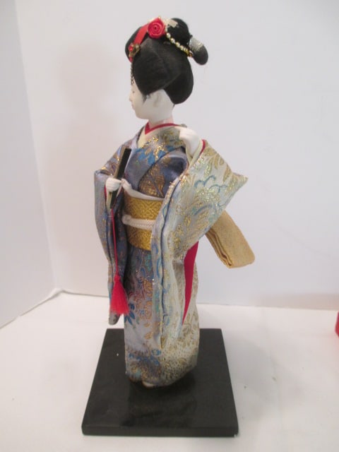 Geisha Doll, Chinese Zodiac Medallion Set and Polymer Clay Geisha Figures - 10