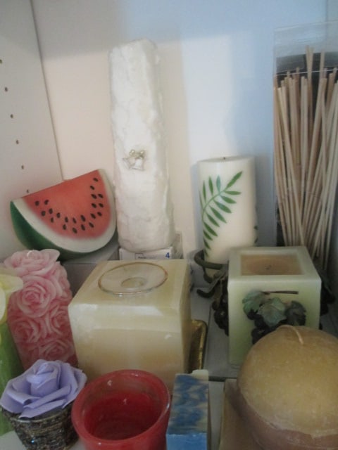 Large Grouping of Nice Candles, Decorative Boxes, Room Sprays, Fragrance Warmers, - 9
