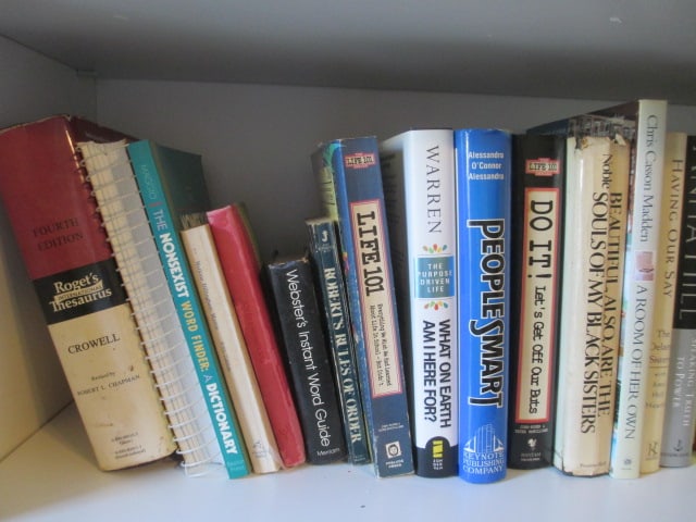 Five Shelves of Books-African American Studies, Inspirational/Devotions, Biographies - 4