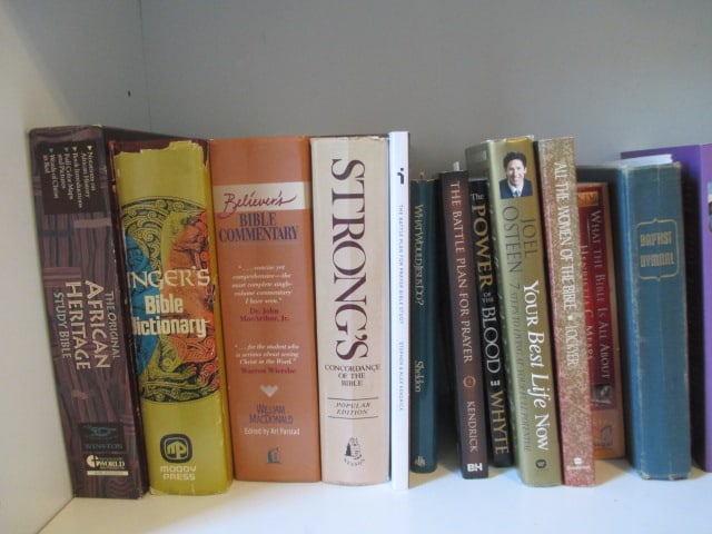 Five Shelves of Books-African American Studies, Inspirational/Devotions, Biographies - 8