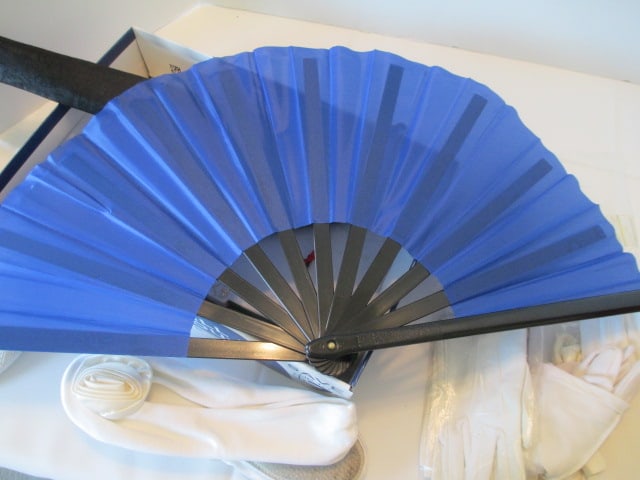 Vintage Ladies Evening Gloves, Beaded Evening Bag, Satin Slippers, Handkerchiefs - 12