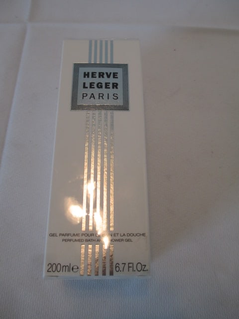 New Old Stock Herve Leger Paris Gel Parfume Bath and Shower Gel: Sealed in plastic, Flammable Product-No Shipping, Local Pickup Only 