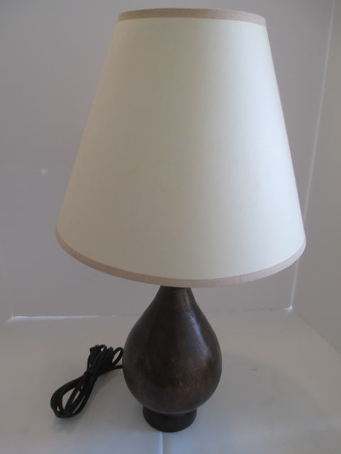 Wood Baluster Form Table Lamp: 21"h, Local Pickup Only 