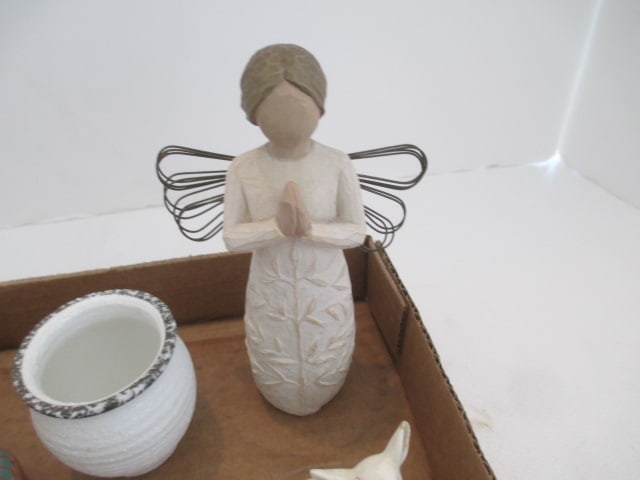 Lenox Crystal Elephant Shaker, Wedgwood Blue Elephant Bone China Tidbit Dish, - 10