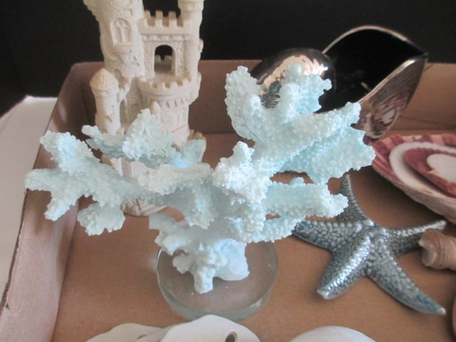 Nautical Shells, Replica Coral Sculpture, Sand Cast Sandcastle, etc. - 7