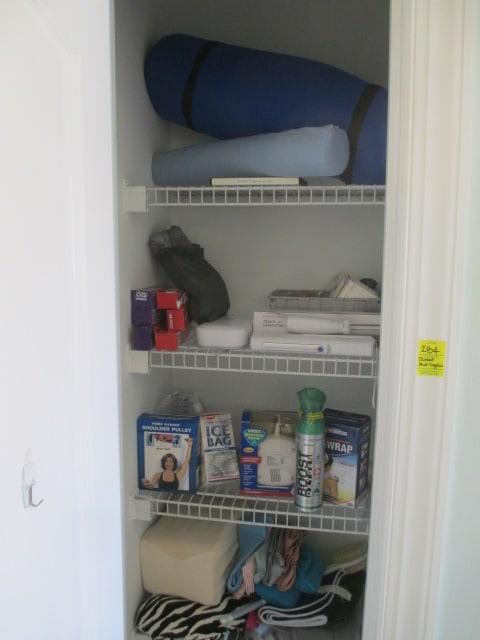 Closet of Home Health Products: First Aid, Ice Bag, Heating Pad, Compression Socks, Latex Gloves, Sharper Image Sanitizing Wands, Blood Pressure Monitor, Bath Scale, etc. See all pictures, Bring Boxes-Local Pickup Only 
