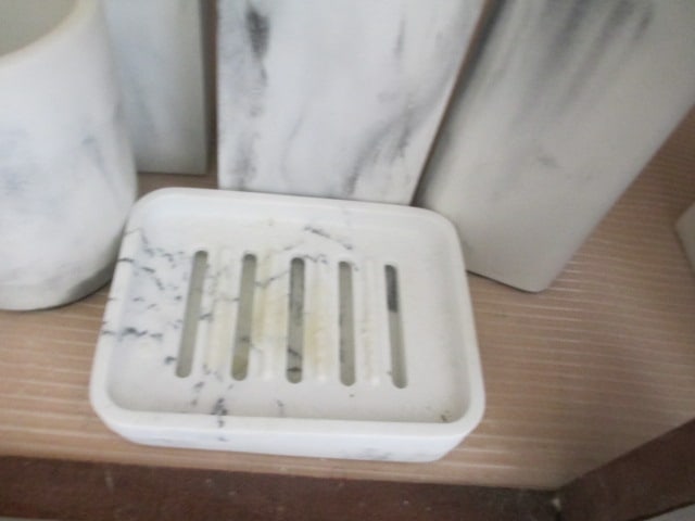 BINO Square Marble Collection Bath Set - 2