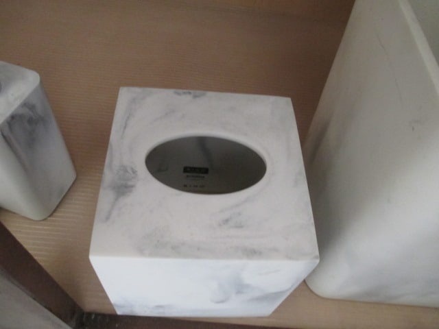 BINO Square Marble Collection Bath Set - 7