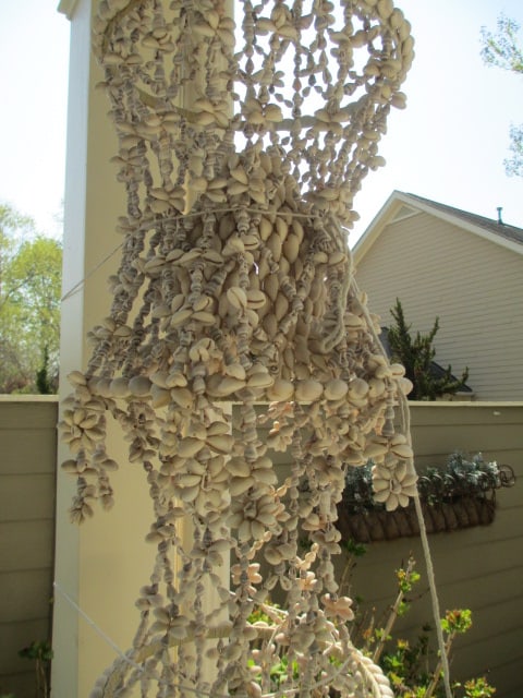 Tiered Woven Sea Shell Wind Chime - 4