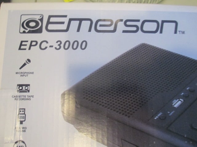 New in Box Emerson EPC-3000 Portable Cassette Player/Recorder - 2