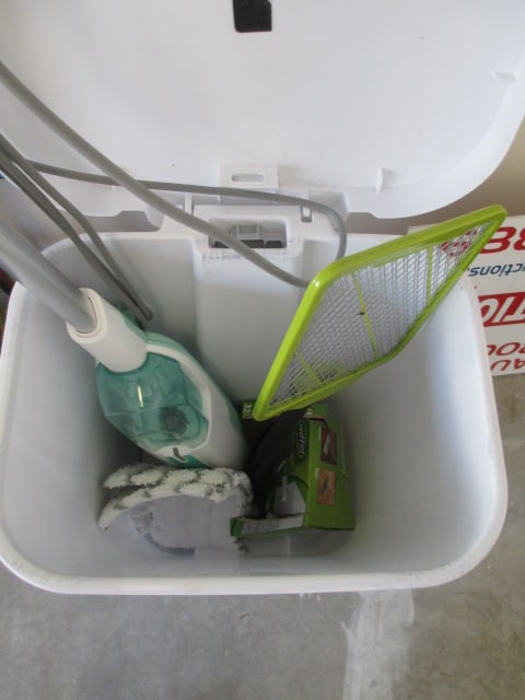 Cleaning Supplies-Brooms, Dust Pans, Swiffer Sweeper, Shark Steam Floor Cleaner, - 3