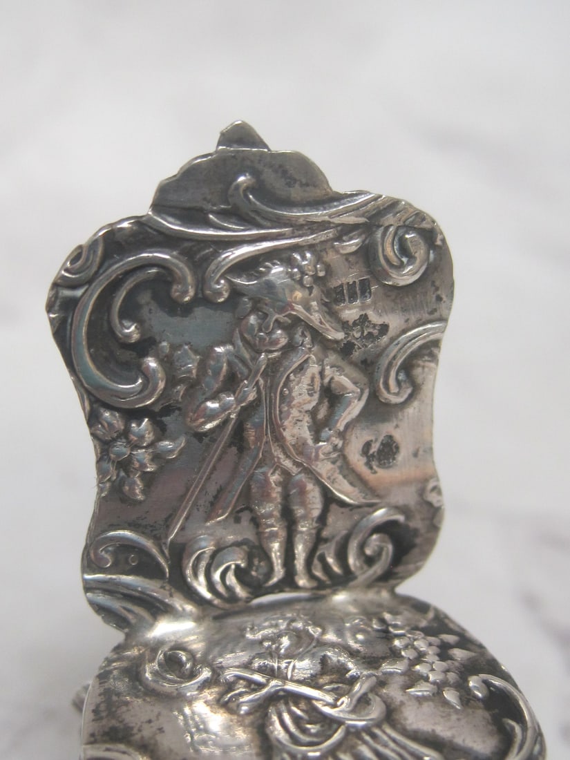 .800 Silver Antique Victorian Chair - 2